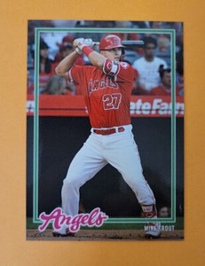2018 Topps Now On Demand Inspired by 1978 Mike Trout Anaheim Angels #1