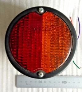 CRL120 - 1 x Pr COMBO LED STOP/TAIL TRAILER/TRACTOR HAMBURGER LAMP - 120mm Diam - Picture 1 of 13
