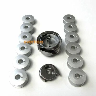 Rotary Hook+Bobbin Case Cap +10 Bobbins  For Pfaff 471-493 Seiko Pwb-8W #Hpf-490 - Image 1 of 3