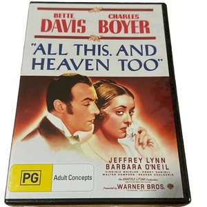 All This, And Heaven Too (1940) - DVD - Region 4 - New/Sealed - Picture 1 of 2