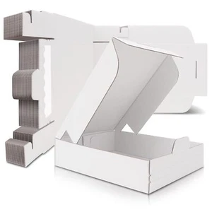 Gift Box Shipping Boxes for Packaging Small Business 25Pcs White Cardboard Ma... - Picture 1 of 7