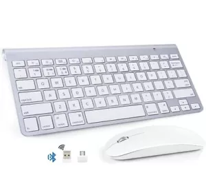 Wireless Keyboard and Mouse for Apple iMac Windows (2.4G Wireless/Bluetooth) - Picture 1 of 4