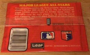 1987 Pop Up Puzzle & Cards Pack Darryl Strawberry Mets & Brook Jacoby Indians