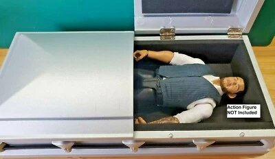 RC 1/10 Scale Coffin Casket Funeral Scratch & Dent Silver Mini Accessories - Image 1 of 4