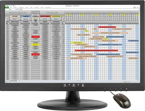 Zimmerbelegungsplan Belegungsplan Maschinenbelegungsplan Belegungskalender Excel - Picture 1 of 3