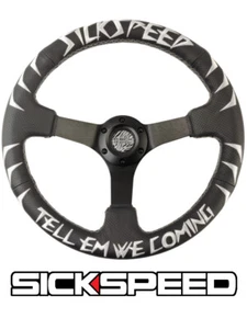 White SICKSPEED Steering Wheel P12 - Picture 1 of 1