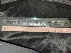 Logo new emblem Hood Gate Name chrome adhesive EQUINOX LS - Foto 1 di 2