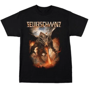FEUERSCHWANZ - Drache T-Shirt L NEU - Foto 1 di 1
