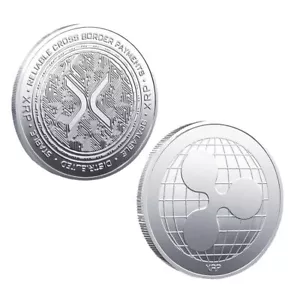 XRP Gedenkmünze Ripple Coin Challenge Coin physische Krypto Sammlermedaille - Bild 1 von 8