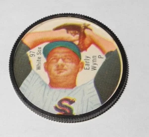 1962 Salada 180 Series Back Baseball Coin #97 Early Wynn Chicago White Sox - Picture 1 of 2