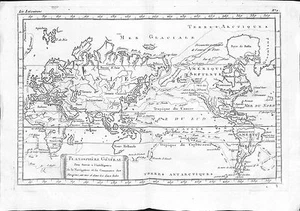 Antique maps, Bonne, Planisphere .. servir a l'intelligence de la navigation - Picture 1 of 1