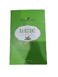 Young Living Essential Oils RAINSTONE Diffuser Black/Dark Brown Used - Picture 1 of 5