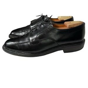 Allen Edmonds Hillcrest Herren Gr. 11 D schwarz Leder Fahrrad Zehe Derby elegante Schuhe - Bild 1 von 21