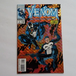 Venon Funeral Pyre 1 (1993) Holographic cover, Punisher Marvel W - Picture 1 of 6