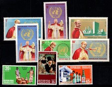 Togo 1966-68 Mi. 494-499,641-643 Nuovo ** 100% Pappa Paolo VI, Industria