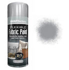 x4 Silver Fabric Spray Paint Leather Vinyl & Much More, Flexible 200ml 5 Colours