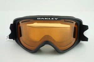 Excellent! O2 XM Frame Oakley Matte Black/Persimmon Lens Goggles - Picture 1 of 6