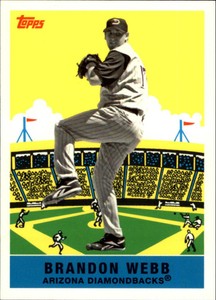 2007 Topps Flashback Fridays Diamondbacks Baseball Card #FF14 Brandon Webb