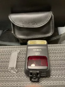 Minolta Vectis SF-1 Xenon Flash For Minolta w/ Case Great Condition Not Tested - Picture 1 of 17