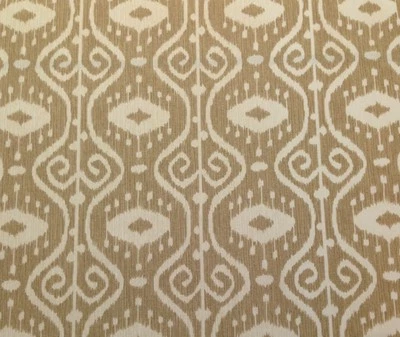 MAGNOLIA HOME BALI CREMA DE TRIGO IKAT TOSCANA MUEBLES TELA POR YARDA 54"W Foto 1 de 4