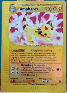 POKEMON - Expedition - Ampharos - 2/165 - REVERSE HOLO - deutsch - Bild 1 von 2