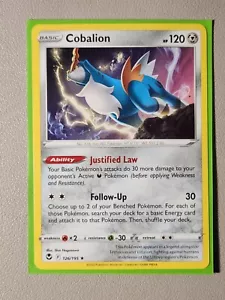 Cobalion 126/195 Pokemon card Silver Tempest rare NM - Picture 1 of 1