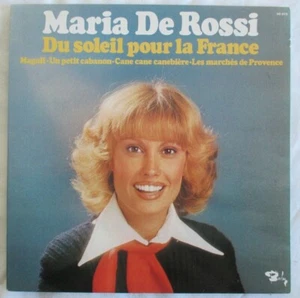 MARIA DE ROSSI - LP "DU SOLEIL POUR LA FRANCE" - DISQUE "MINT" - Picture 1 of 2