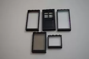 Lego Lote Puertas Ventanas Negro Claro City Friends L68 - Imagen 1 de 1
