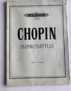 CHOPIN Impromptues Edition Peters (Scholtz - v. Pozniak) Noten für Klavier - Bild 1 von 3