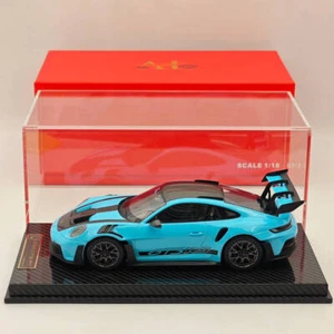 AI MODEL 1/18 Porsche 992 GT3 RS SKY BLUE Resin High-Quality Collection Car - Bild 1 von 9