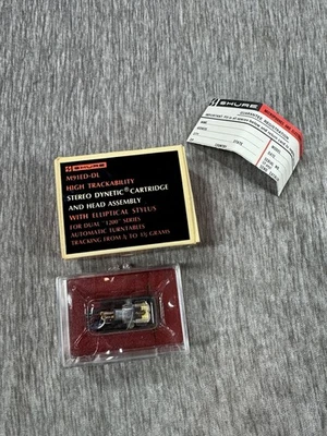 Shure M91ED-DL магнитный картридж с головкой в сборе для двойной 1200 серии новый винтажный - Изображение 1 из 4