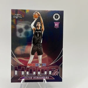 2023-24 Panini NBA Hoops Premium Stock Hoopla Silver Prizm #5 Victor Wembanyama - Picture 1 of 2