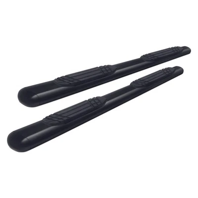 For Nissan Frontier 05-25 4" 1000 Series Cab Length Black Oval Side Steps — 第 1/4 张图片