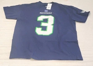 Seattle Seahawks Russell Wilson NFL T-Shirt Blau Team Apparel - Bild 1 von 7