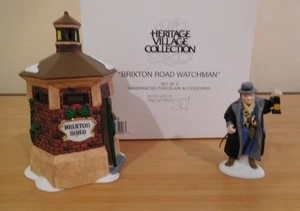 Dept 56 Dickens Village - Brixton Road Watchman - Set di 2 - #56.58390 - Foto 1 di 5
