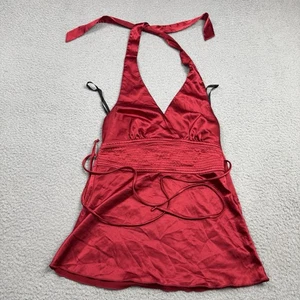 Camisa Iz Byer para mujer con corbata roja mediana - Imagen 1 de 7