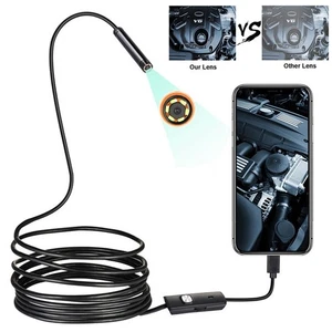 Soft Wire Type-C USB Adjustable Mini Endoscope Waterproof Car Inspection Camea - Picture 1 of 7
