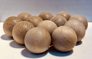 Swedish Stickhandling Balls 12-Pack - Hardwood No-Bounce Floorball Training E... - Picture 1 of 1