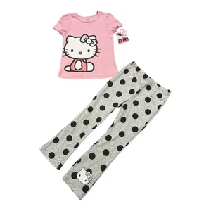 Hello Kitty By Sanrio Outfit 2 Pieces Set  Girl Size 5/6 NWT - Picture 1 of 9