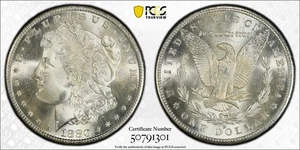 1880 S PCGS MS67 - Silver Morgan Dollar $1 US Coin #57937A - Picture 1 of 4