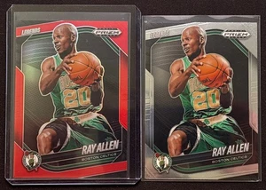 2024-25 Panini Prizm Black Ray Allen Legends #273 Red Prizm/299 Boston Celtics - Imagen 1 de 4