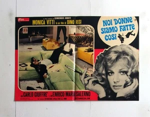cm.46x66-NOI DONNE SIAMO FATTE COSI'-MONICA VITTI-DINO RISI-COMMEDIA-N4-14 - Imagen 1 de 1