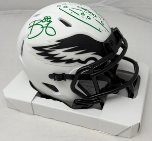 Trey Burton signierter Eagles Lunar Mini Helm "Philly Special" Insc + Play PSA 685 - Bild 1 von 8