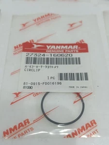 YANMAR 27324-160620 CIRCLIP PIEZAS ORIGINALES HECHAS EN JAPÓN LOTE DE 24 PIEZAS ENVÍO RÁPIDO - Imagen 1 de 5
