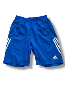 Adidas Blue Shorts Size M White Stripes | Excellent Condition | Fast Dispatch - Picture 1 of 9