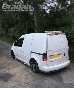 Rear Roof Beacon Light Bar + LEDs For Volkswagen Caddy 2010 - 2015 Chrome Bar - Picture 1 of 12