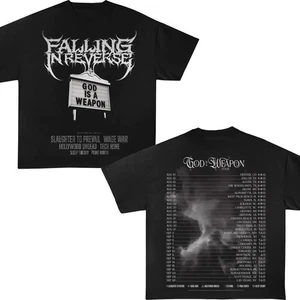 Camiseta Falling In Reverse God Is A Weapon Tour 2025 Estados Unidos - Imagen 1 de 7