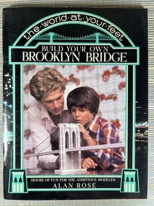 Build Your Own Brooklyn Bridge Paper Model 1980 Perigee Books Alan Rose - Picture 1 of 4
