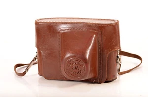 Braune Ledertasche für Zenit 3M Sowjetische UdSSR Kameratasche EXC+ - Bild 1 von 5