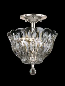 GH60714PC-DALE TIFFANY CRYSTAL FLUSH MOUNT - Picture 1 of 1